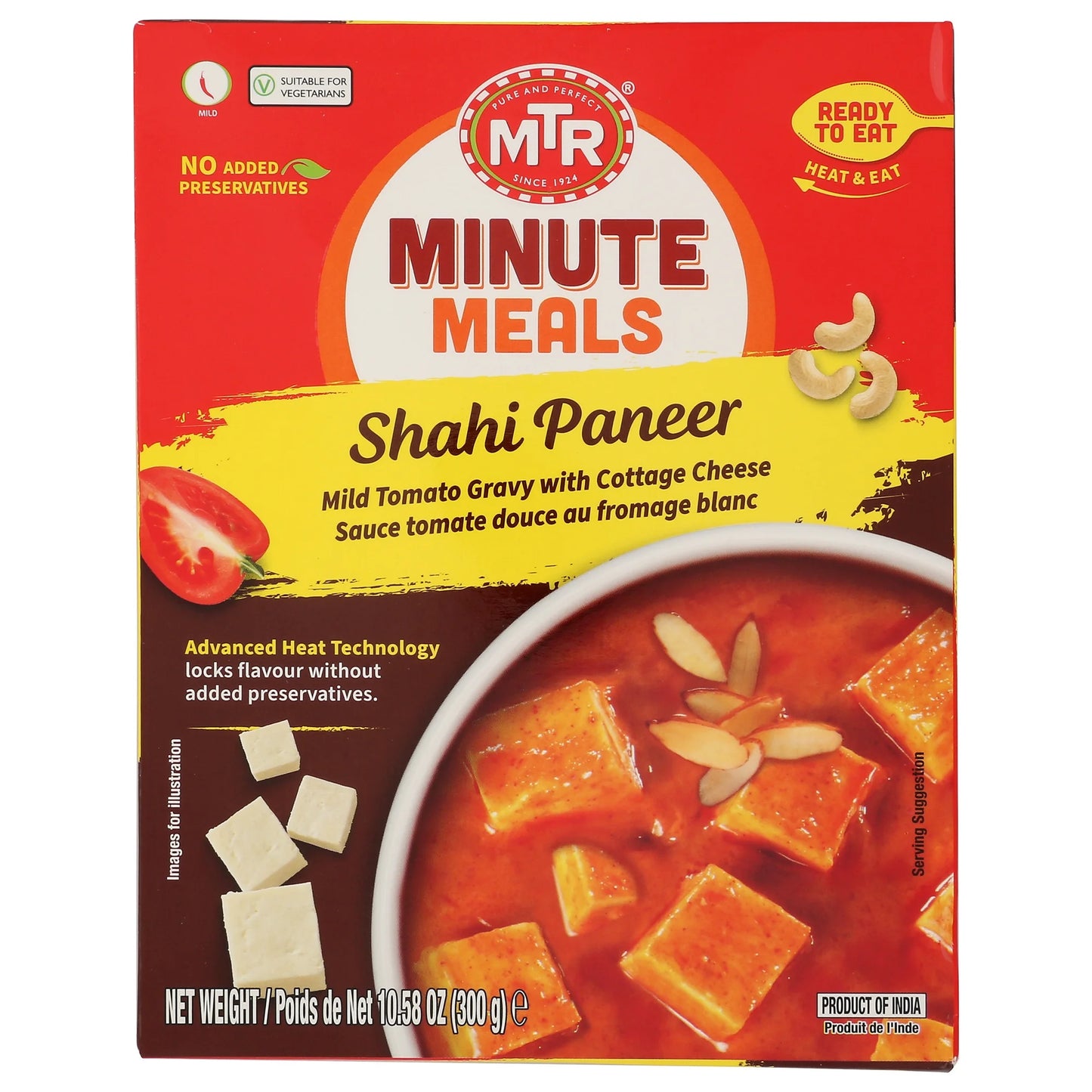 MTR RTE Shahi Paneer